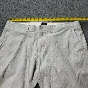 J Crew 484 Slim Stretch Pants Gray Mens Size 34x29 Measured